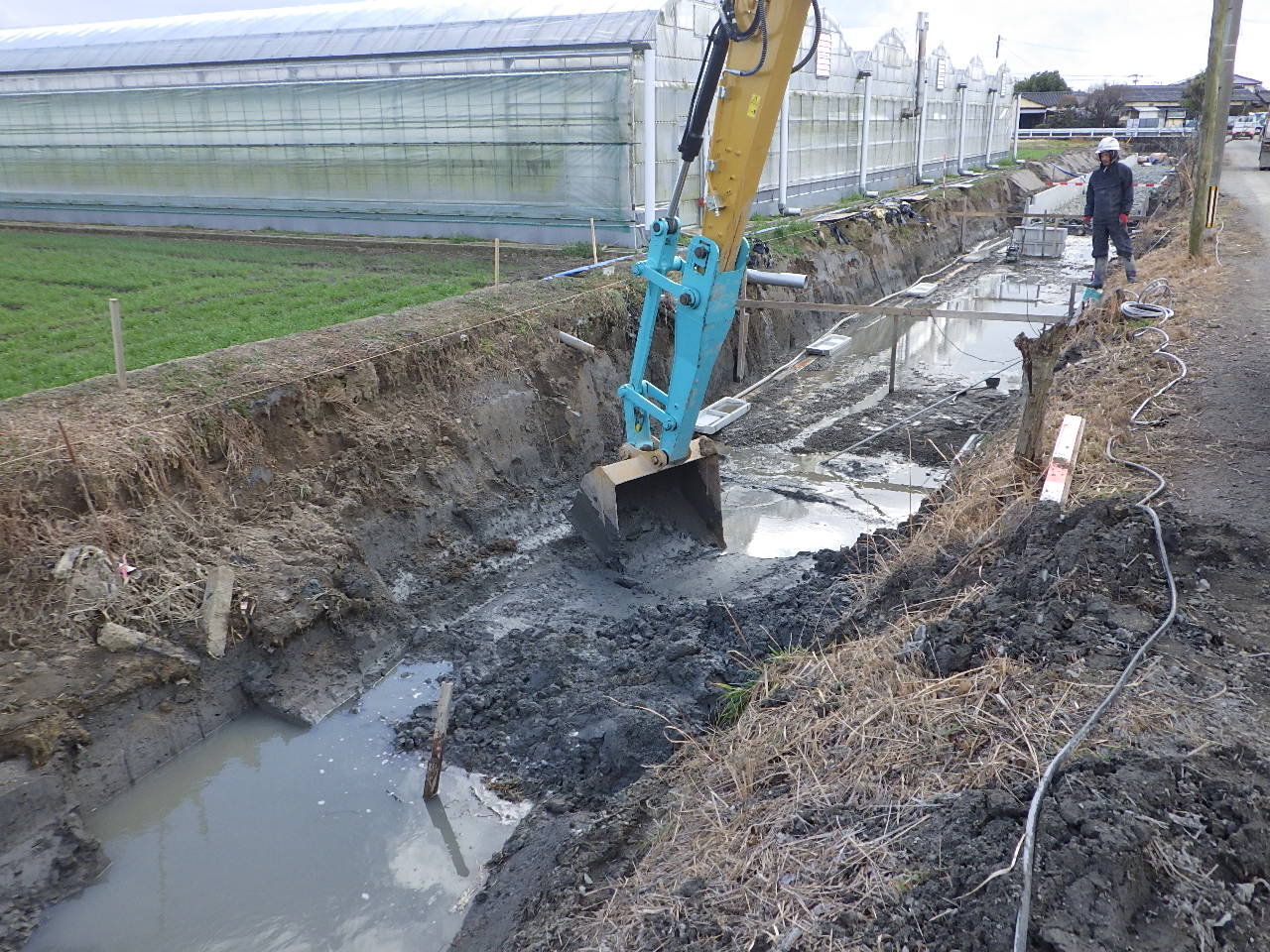 農業土木(床堀工事