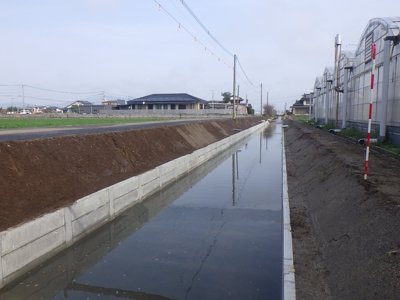 農業土木(排水路竣工）